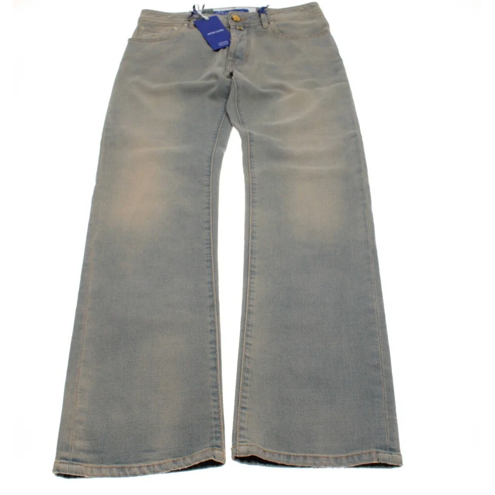 Jacob Cohen NWT 5 Pocket Denim Jeans Size 32 US Bard in Blue Cotton Blend